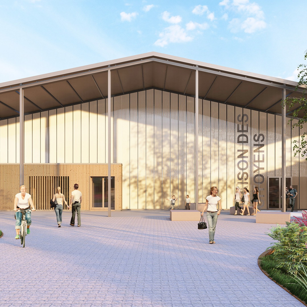 Reconversion d’un gymnase en Maison des Citoyens